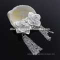 Flower Plating Earring Silver Tassel Earring Fashion Charming Earring jewelry Earring DS013